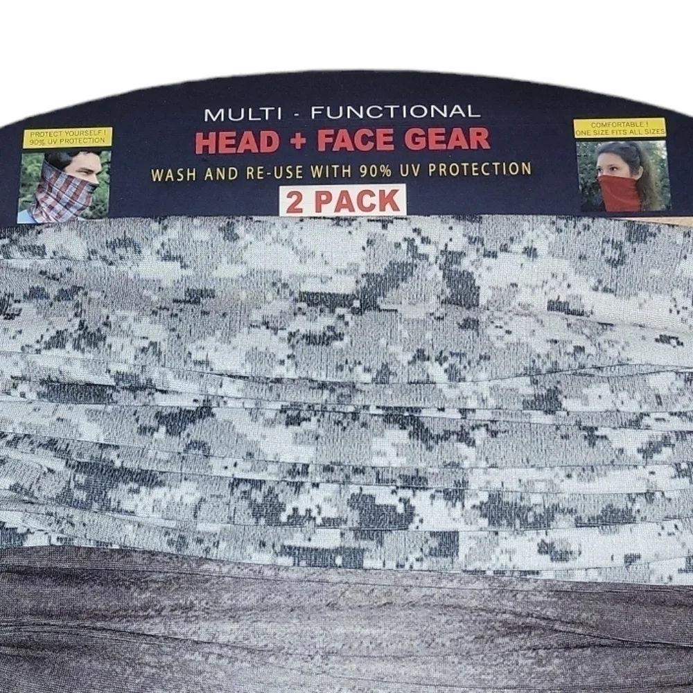 MULTI - FUNCTIONAL HEAD + FACE GEAR 2 pack NEW!